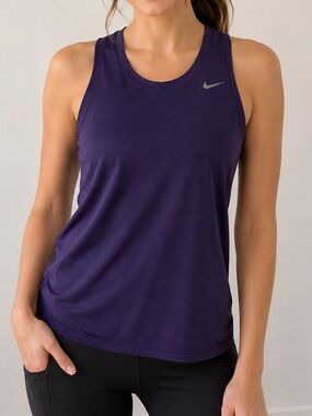 Nike Dri-fit purple tank top M
